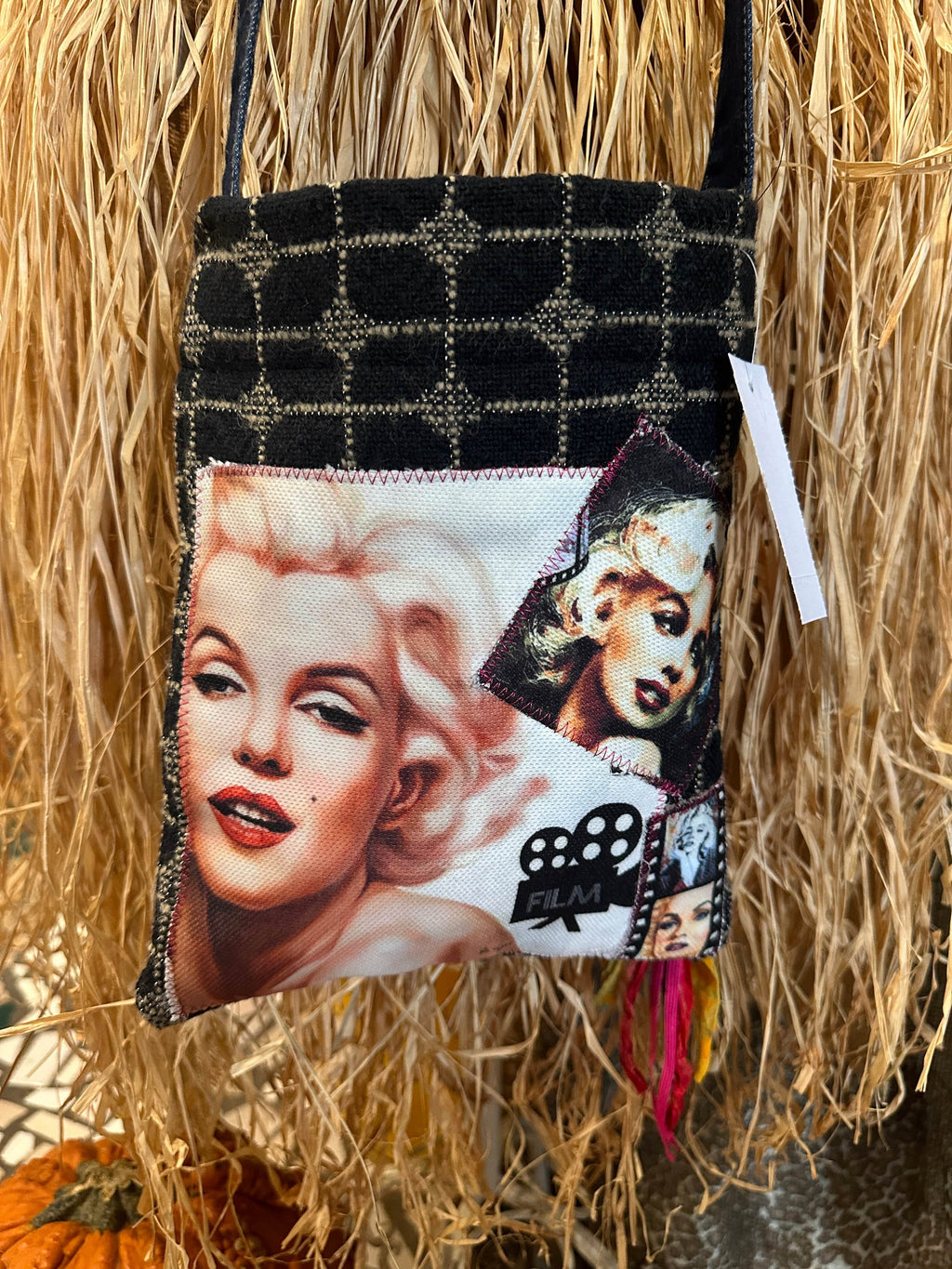 Custom Made Crossbody Small Purse with Elvis and Marilyn Monroe Crossbody Bag Sassy Fox Boutique, Inc