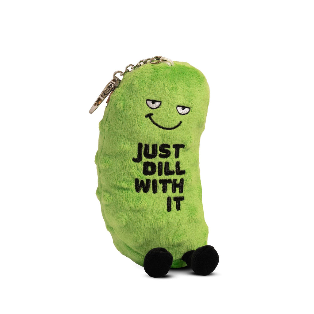 Dill Pickle Bag Charm Plush  Soft Cuddly Toy Funny Cute Gift Punchkins Dill Pickle Bag Charm Plush  Soft Cuddly Toy Funny Cute Gift