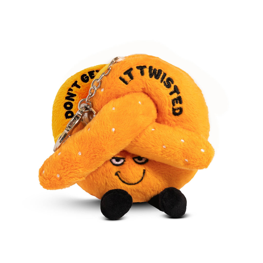 Don'T Get It Twisted Plush Pretzel Bag Charm Toy Funny Cute Punchkins Don'T Get It Twisted Plush Pretzel Bag Charm Toy Funny Cute