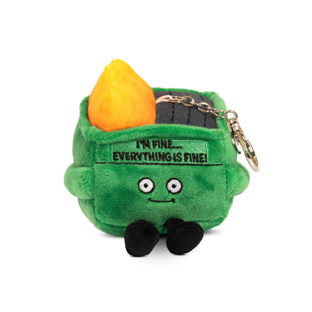 Dumpster Fire Plush Bag Charm  Soft Cuddly Toy Funny Cute Punchkins Dumpster Fire Plush Bag Charm  Soft Cuddly Toy Funny Cute