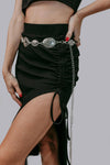 Get Concert Vibes in this Tank Top and Skirt Set! New Arrivals Merigold Kiss Get Concert Vibes in this Tank Top and Skirt Set!