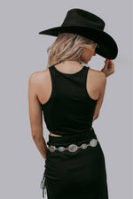 Get Concert Vibes in this Tank Top and Skirt Set! New Arrivals Merigold Kiss Get Concert Vibes in this Tank Top and Skirt Set!