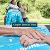 Healing Thoughts Sherpa / Fleece Throw Blanket Apparel & Accessories Pavilia Healing Thoughts Sherpa / Fleece Throw Blanket