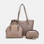 Nicole Lee USA 3-Piece Handbag Set handbags Trendsi BRONZE / One Size