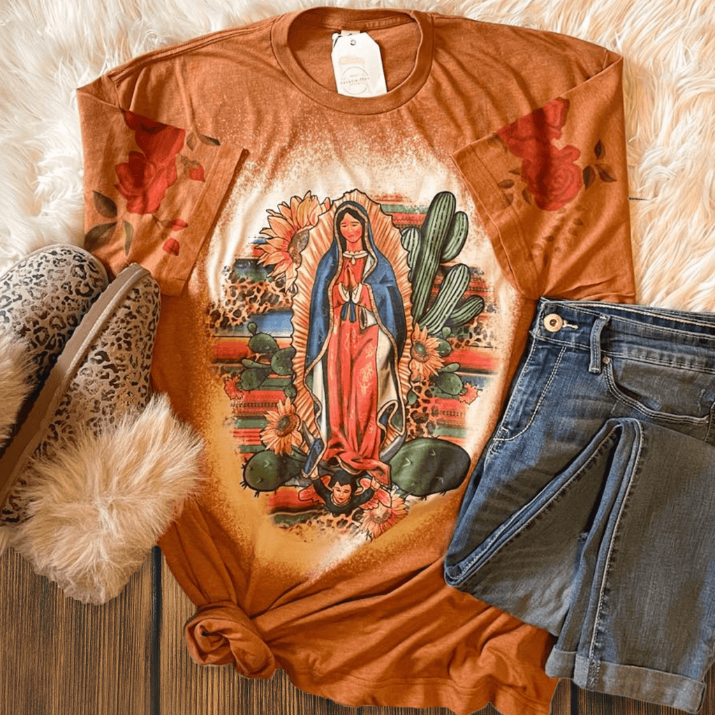 Our Lady of Guadalupe T-Shirt Rebelle Tree Boutique Small Our Lady of Guadalupe T-Shirt