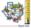 Texas Jumbo State Magnet, Made in USA 7 Star Texas Jumbo State Magnet, Made in USA