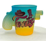 'TEXAS' State Gun Shaped Colorful Shot Glass 2 oz 7 Star 'TEXAS' State Gun Shaped Colorful Shot Glass 2 oz